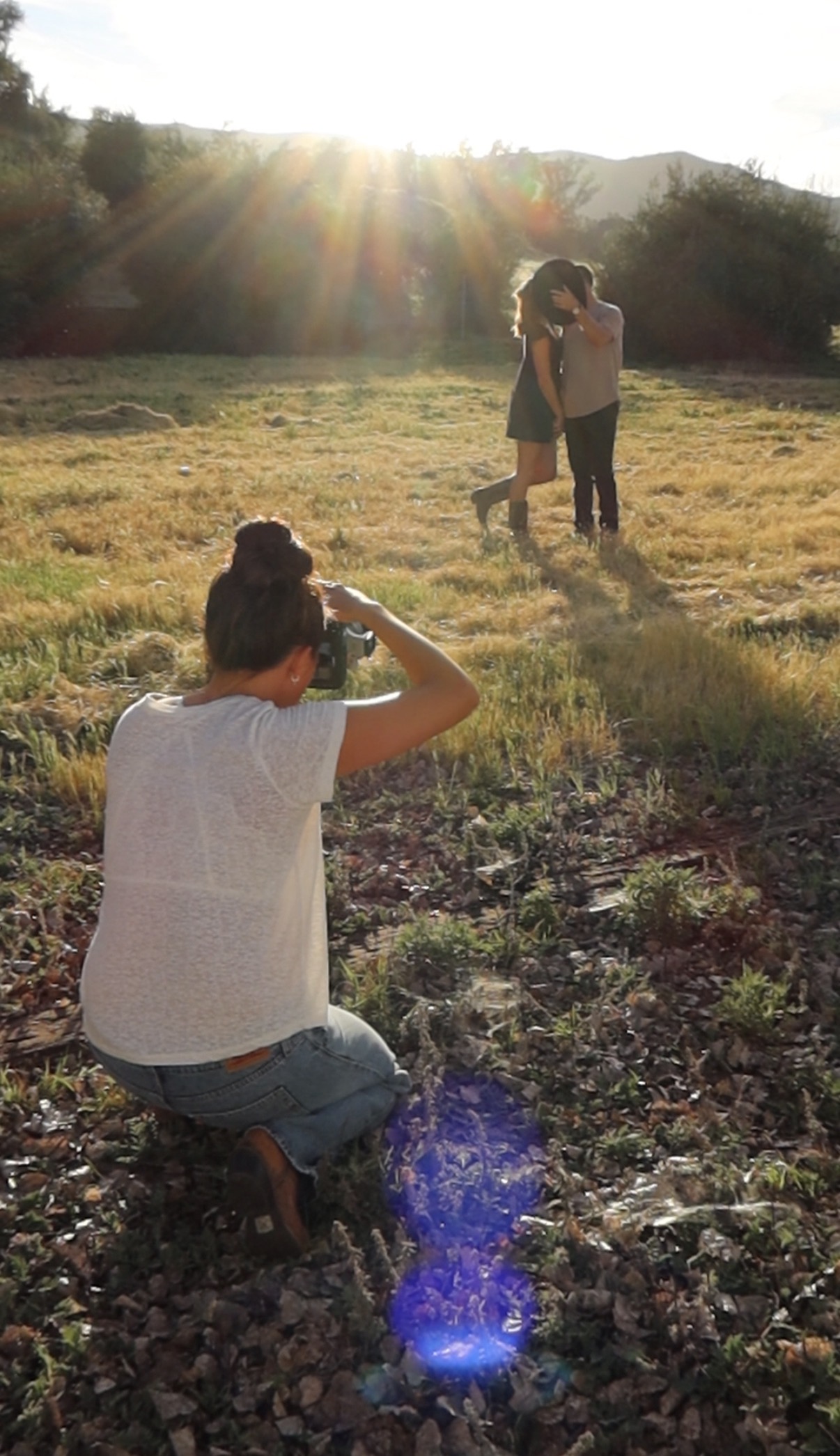 Behind the scenes photography