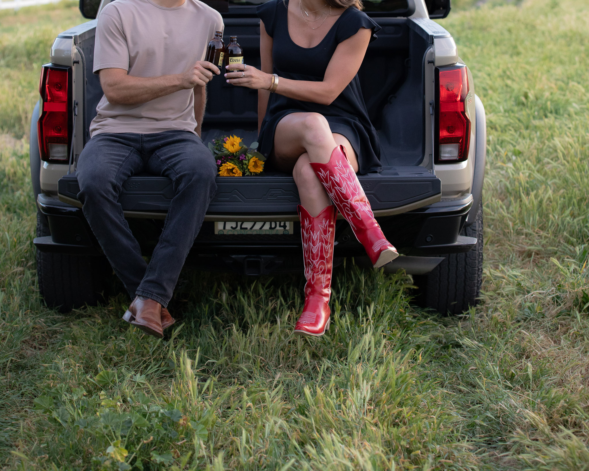 Couples engagement dramatic photography