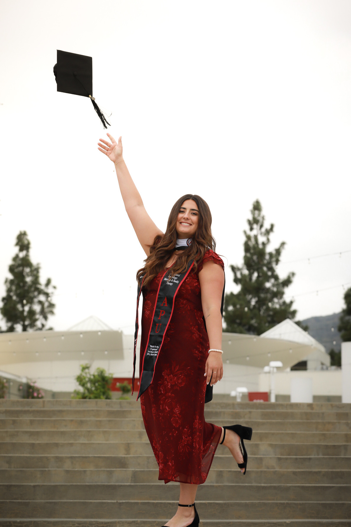 Senior graduation portrait