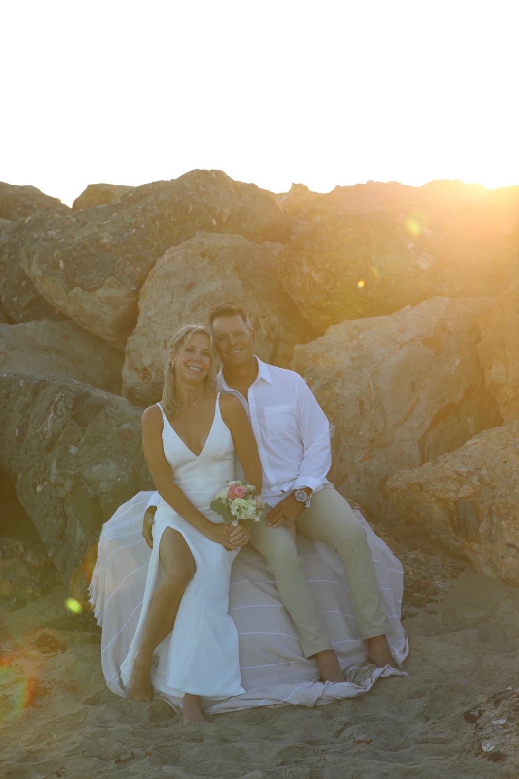 Wedding couple portrait
